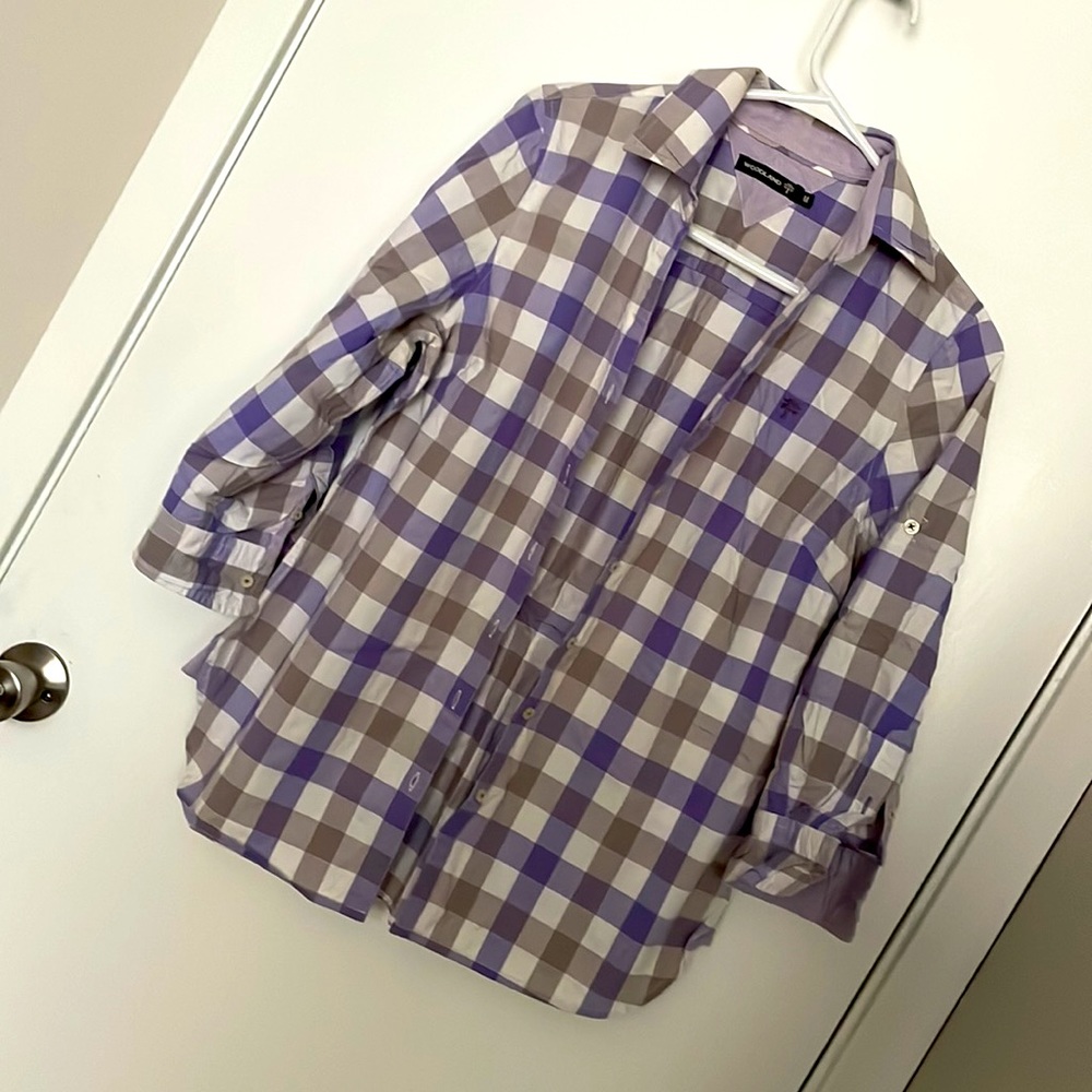 Woodland Button-down shirt with foldable sleeves